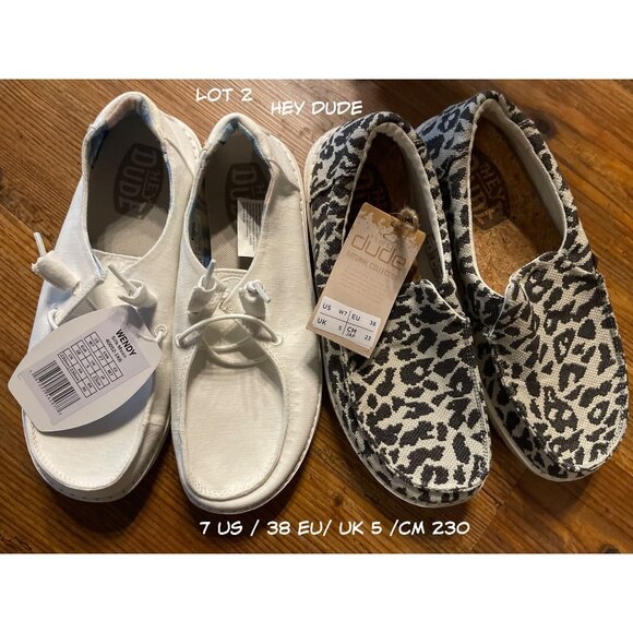 Hey Dude Women's Wendy Silk Moon Slip-On Shoes - Misty Woven Cheetah, Size 7 New - Picture 1 of 10